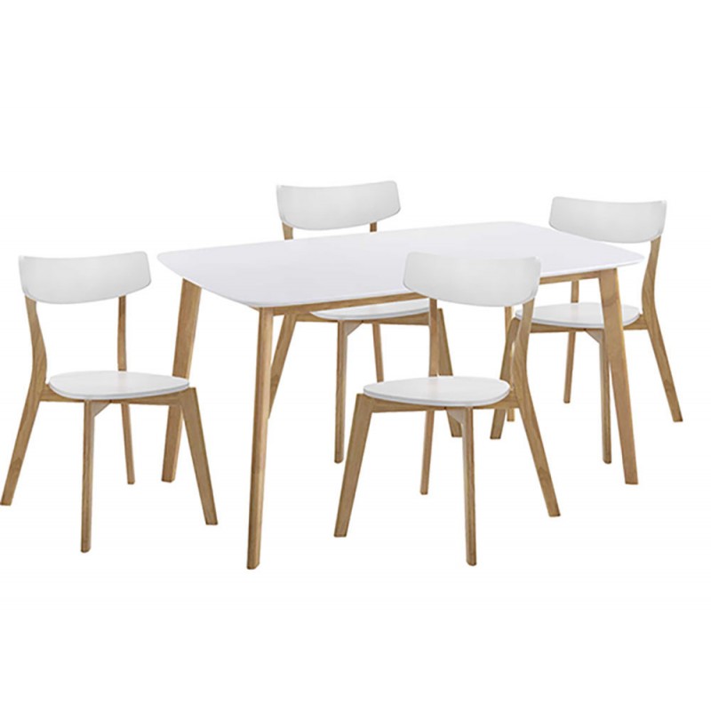 GAIA Home Design - Mesa laqueada + sillas de resina sintética mesa 120 x 70  cm. c/2 sillas $ 3700 mesa 120 x 70 cm. c/4 sillas $ 5200 mesa 120 x 80 cm.  c/2 sillas $ 3800 mesa 120 x 80 cm. c/4 sillas $ 5300